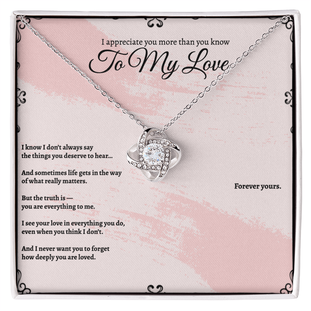 Custom Necklace with message